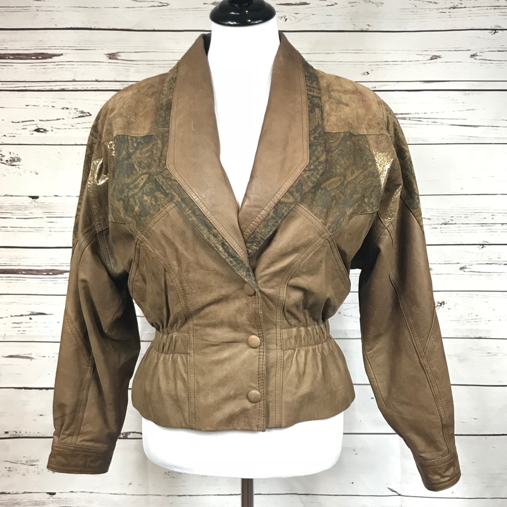 Vintage LEather Jacket Size S GUC - Picture 1 of 8